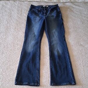 Levi's 725 Indigo Boot Cut High Rise Women's Jeans